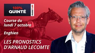 Pronostics Quinté PMU  100 Quinté du Lundi 7 octobre à Enghien [upl. by Yecak629]