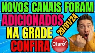 😱QUE ALEGRIA 4 NOVOS CANAIS NA GRADE DA OPERADORA CONFIRAM A NOVIDADE [upl. by Florentia]