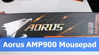 Gigabyte Aorus AMP900 Extended Gaming Mousepad  Quick Review [upl. by Sldney]