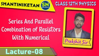 Series and parallel combination of resistorscurrent electricity class12 physics [upl. by Tennaj962]