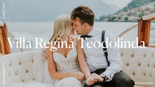 Villa Regina Teodolinda Wedding Video  Kelly amp Ben  Lake Como Italy [upl. by Roxane469]