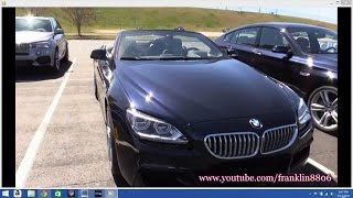 2015 BMW 650i Convertible 060mph [upl. by Pippy416]