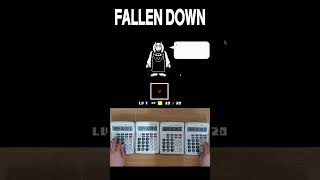 UNDERTALE quotFALLEN DOWNquot Calculator Cover [upl. by Siderf]