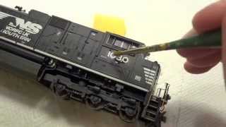 How To Renumber a Factory Painted Locomotive [upl. by Pinelli820]