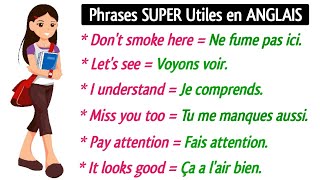 Phrases Super Utiles en Anglais 🔥 [upl. by Eirrac233]