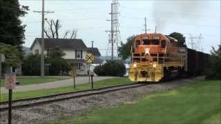 OHCR coal train pulling into Conesville [upl. by Rennat]