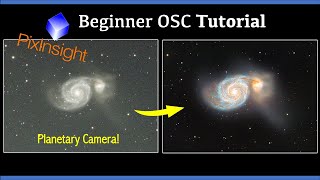 Pixinsight Beginner OSC Processing Tutorial  Start to Finish M51  PLANETARY Camera [upl. by Tinaret237]