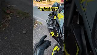 TUTORIAL  “COME NON PASSARE LA REVISIONE” 😂🔧🚔 revision yamaha mechanic police pitbikez [upl. by Akyssej]