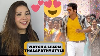 MERSAL Mersal Arasan TAMIL Song Reaction  Vijay  AR Rahman [upl. by Damahom]