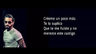 Karol G Maluma  Créeme  Lyrics  Letra [upl. by Deegan714]