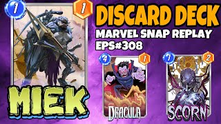 Marvel Snap Replay Episode 308  Miek amp Discard Deck [upl. by Perla]