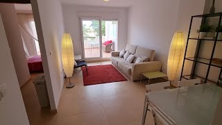 Las Terrazas De La Torre 2 Bed 1st Floor apartment full furnished full AC Frontline Golf 64995€ 4K [upl. by Colly]