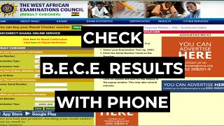 How to Check BECE Results with Phone in 2024 bece exams greatstephen [upl. by Caines414]