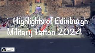 Edinburgh Military Tattoo 2024  Short Highlights [upl. by Anayt]