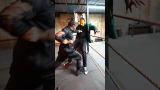 Fikshun vs Jason ninja samurai martialarts stunts fightscene [upl. by Ydur]