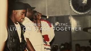 Biggie amp 2pac live on stage together [upl. by Isdnil]