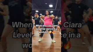 Ciara Level Up Dance is a workout 🤯🔥 workout danceworkout dance hype dancefitness [upl. by Naek]