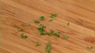 Cooking Tips  How to Chop amp Mince Thyme [upl. by Nnylyram]