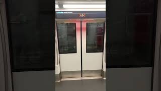 Singapore MRT Door Closing DownTown Line C951 downtownline massrapidtransit singaporemrt [upl. by Aelat978]