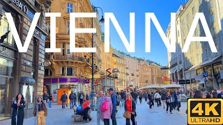 Vienna Walk City Center Vienna Austria 4K UHD [upl. by Iderf]