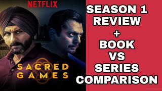 SACRED GAMES SEASON 1 REVIEW BOOK VS SERIES COMPARISON [upl. by Sedberry]