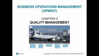 OPM537 CHAPTER 3 QUALITY MANAGEMENT [upl. by Bonner]