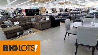 BIG LOTS FURNITURE SOFAS HOME DECOR  SHOP WITH ME SHOPPING STORE WALK THROUGH 4K [upl. by Akim774]