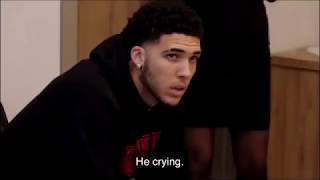 LAVAR BALL REACTS TO LIANGELO TATTOO [upl. by Suilenroc681]