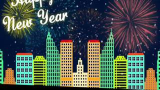 Happy New Year Greeting Card 2015  Animated New Year E cards [upl. by Sivartal]