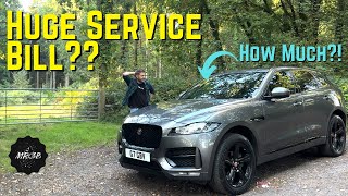 Huge Service Bills for the FPace  Jaguar F Pace Main Dealer Service [upl. by Falzetta]