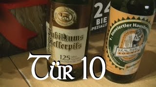 Bieradventkalender Tür 10 GoldOchsen Jubiläums Kellerpils vs Haselbacher Zwickl BiV 40 [upl. by Anitan]