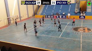 RAZA AQP vs PIO XII varones U16 Liga Arequipa 2024 Torneo Clausura handballArequipa HSCA [upl. by Annodas]