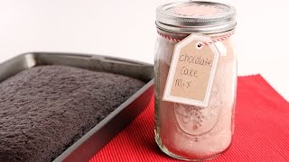 DIY Chocolate Cake Mix  Edible Gifts [upl. by Ericksen]