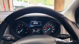 Service light reset  Ford Focus 2017 [upl. by Sackman]