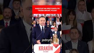 Nawrocki kandydatem PiS Trzeba bronić Polski [upl. by Enitsirhc367]