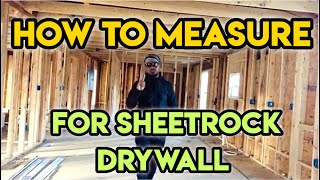 Best Way To Measure Rooms For Sheetrock Professional Drywall DIY Installation Tips [upl. by Hendon914]