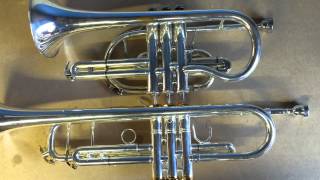 Trumpet vs Cornet  discussion and demonstration [upl. by Timofei]