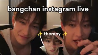 bangchan instagram live [upl. by Remo195]