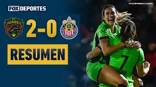 💪 FC Juárez 20 Chivas  HIGHLIGHTS  Jornada 2  Liga MX Femenil 2024 [upl. by Dadelos]