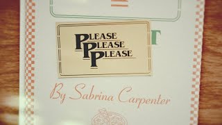 Sabrina Carpenter  Please Please Please Lyric Video [upl. by Odlanyar280]