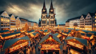 Christmas marketCologne Germany wihnachtsmarkt 2023 ASMR 🎄Part 2 [upl. by Thia]