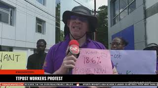 TTPOST WORKERS PROTEST [upl. by Anairad]