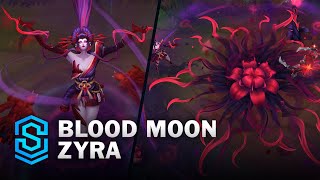 Blood Moon Zyra Skin Spotlight  PreRelease  PBE Preview  League of Legends [upl. by Glynis]