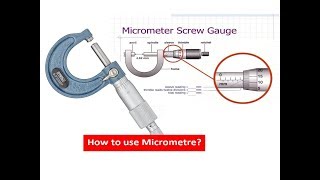 How to Use a Micrometer in Hindi [upl. by Airpac]