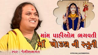 મામ્ પાહી ઓમ ભગવતી ભવ દુખ કાપો  Mam Pahi Om Bhagavati Bhav Dukh Kapo  Jemish Bhagat 90999 63944 [upl. by Okorih]