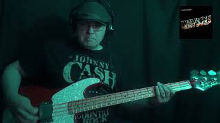 Waylon Jennings Good Ol Boys Theme From The Dukes Of Hazzard Bass Cover [upl. by Aizirk]