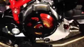 Hypermotard 796 Dry clutch converted [upl. by Adnauqaj851]