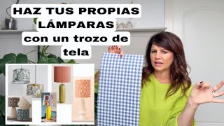 3 IDEAS DIY para HACER tus propias LÁMPARAS fácil y barato [upl. by Inalaek623]