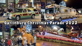 Gatlinburg Christmas Parade 2022 Smoky Mountains Tennessee artiststorytellerdonny [upl. by Queenie]