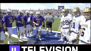 NCAA Quarterfinals  Albany vs Notre Dame [upl. by Elburr596]